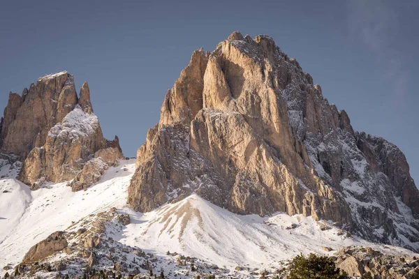 Bela Vista Das Montanhas Nas Dolomitas — Fotografia de Stock