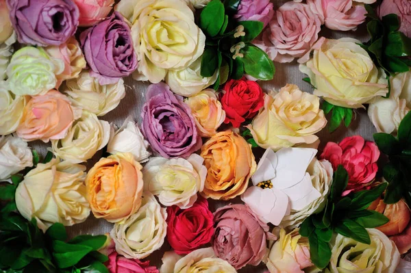 결혼식 날아름다운 장미꽃 — 스톡 사진