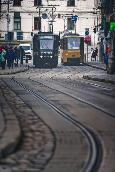 Järnvägsstationen Staden — Stockfoto