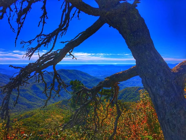 Bela Vista Das Montanhas Fundo Natureza — Fotografia de Stock
