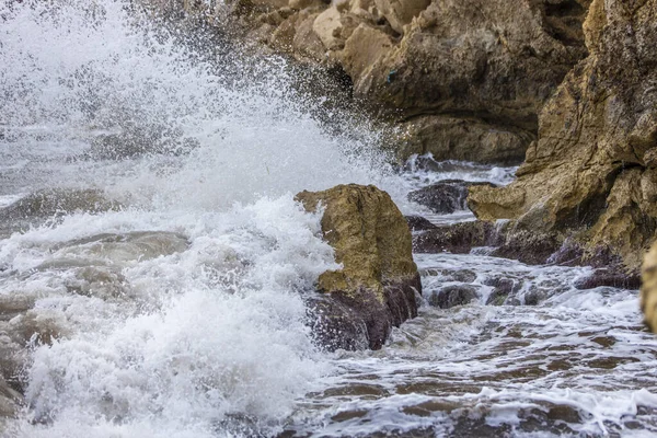 Vacker Utsikt Över Havet Kusten Natur Bakgrund — Stockfoto