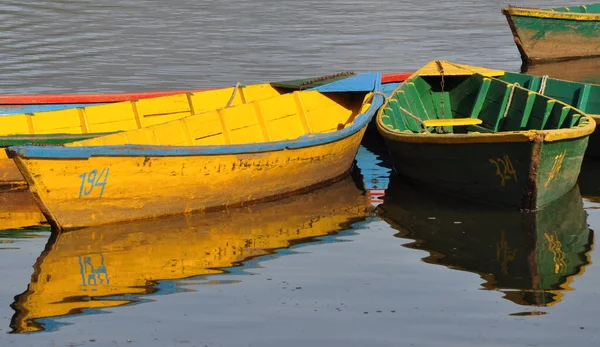 Barcos Barco Lago Tailandia — Foto de Stock