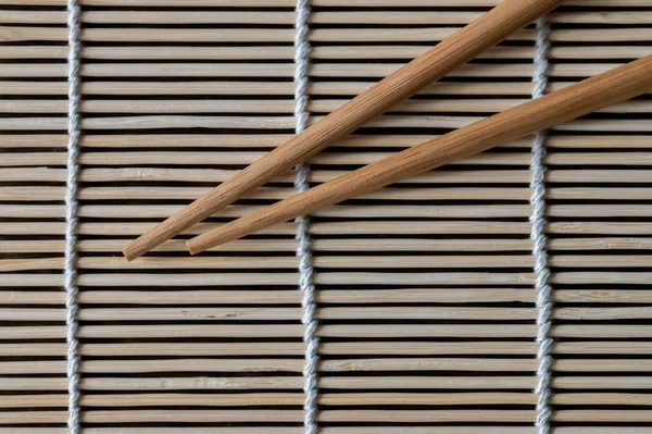 Bambu Matta Trä Bakgrund — Stockfoto