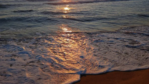 Schöner Sonnenuntergang Strand — Stockfoto