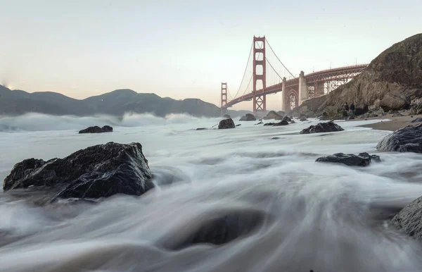 Красивый Вид Город Сан Франциско — стоковое фото