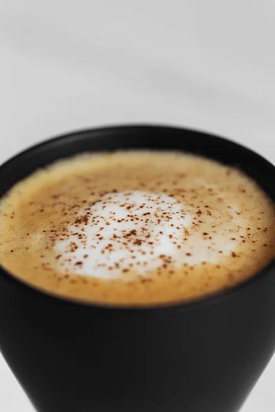 Cup Coffee White Background — Stock Photo, Image