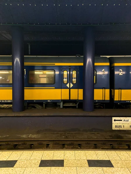 Bahn Station Einer Stadt — Stockfoto