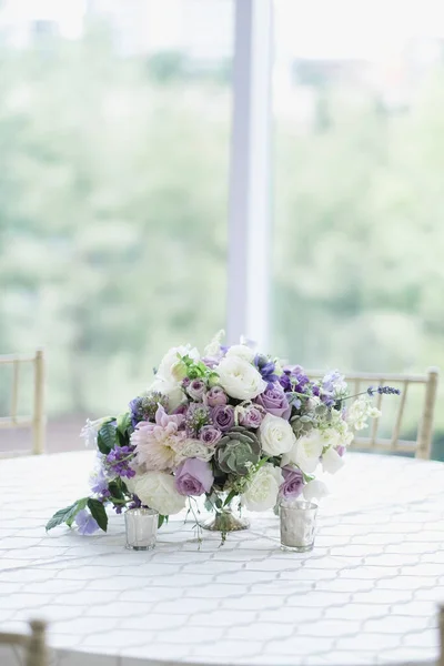 Красивий Весільний Букет Столі — стокове фото