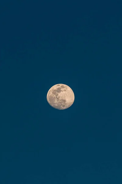 Lune Dans Ciel Nocturne — Photo