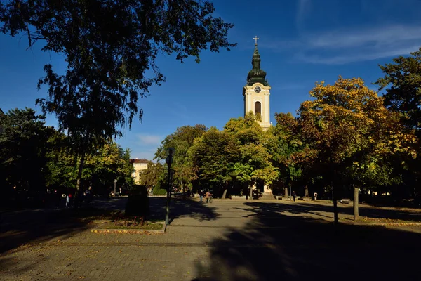 Kirche Der Stadt Religiös — Stockfoto