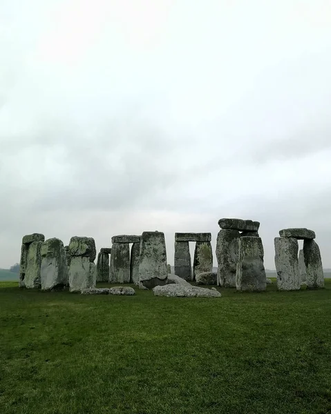 Stonehenge Grama Verão Fundo Natureza — Fotografia de Stock