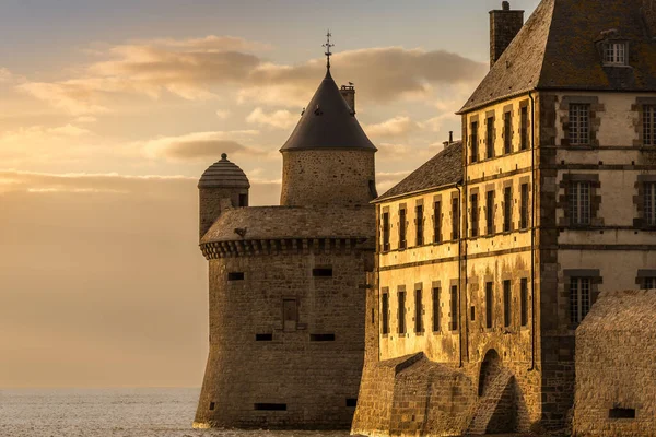 Eski Carcassonne Fransa Daki Ortaçağ Şatosu — Stok fotoğraf
