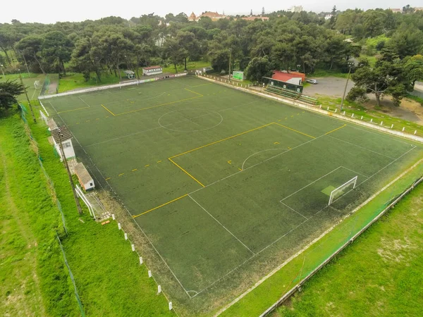 Letecký Pohled Stadion Městě — Stock fotografie