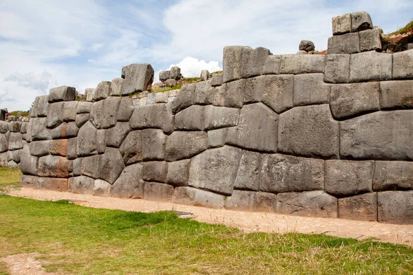 Ruínas Cidade Cidade Antiga Estado Dos Incas Norte Israel — Fotografia de Stock