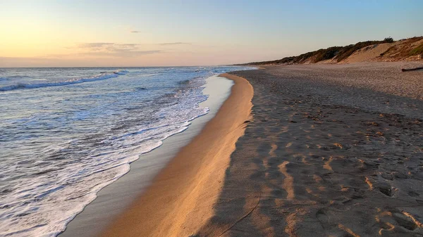 Hermoso Atardecer Playa —  Fotos de Stock