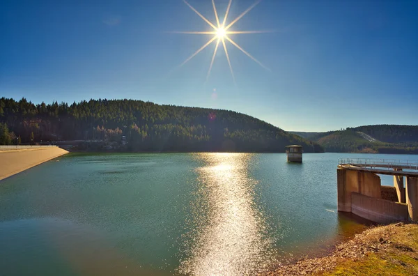 Schöner Blick Auf Den See — Stockfoto