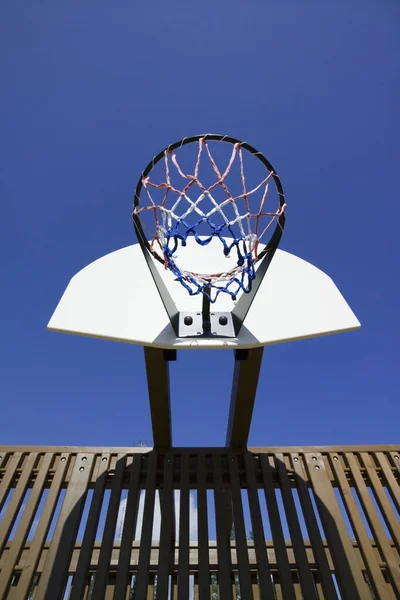 Basketball Hoop Sky Background — Stock Photo, Image