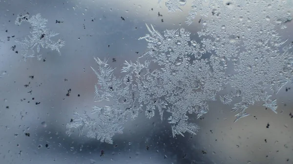 Fondo Abstracto Con Patrón Hielo —  Fotos de Stock