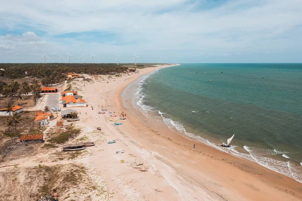 Piękny Widok Wybrzeże Morza Tle Natury — Zdjęcie stockowe