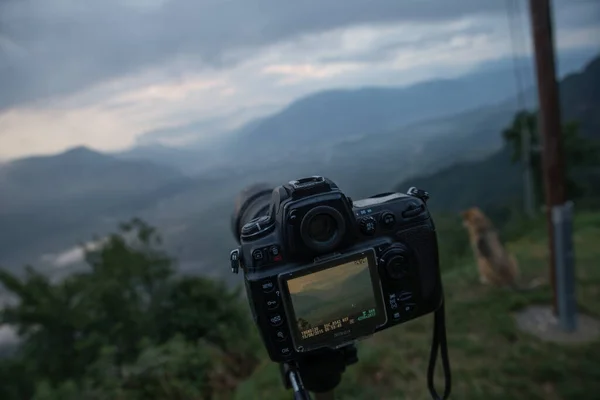 Câmera Montanha — Fotografia de Stock