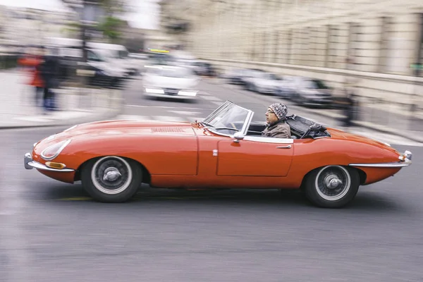 Red Car Street — Stock Photo, Image