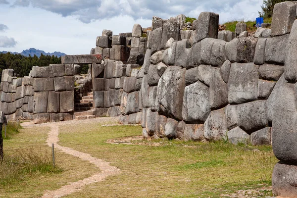 Ruínas Antigas Cidade Dos Incas Norte Estado Israel — Fotografia de Stock
