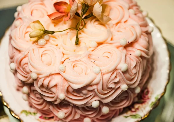 Wedding Cake Flowers — Stock Photo, Image