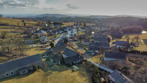 Letecký Pohled Staré Město — Stock fotografie