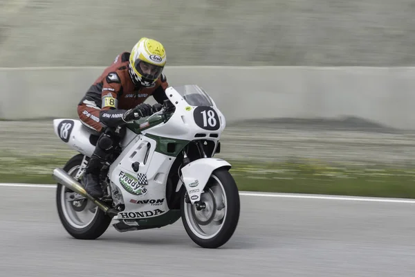 Motorradrennen Auf Der Straße — Stockfoto