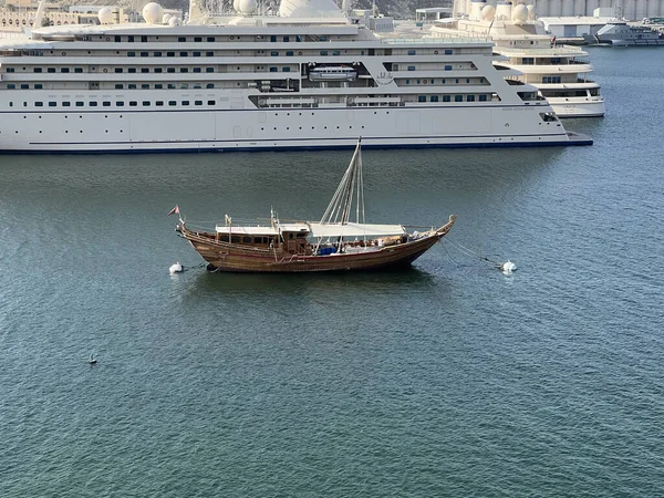 Yacht Luxe Dans Port Mer Méditerranée Nord Israël — Photo