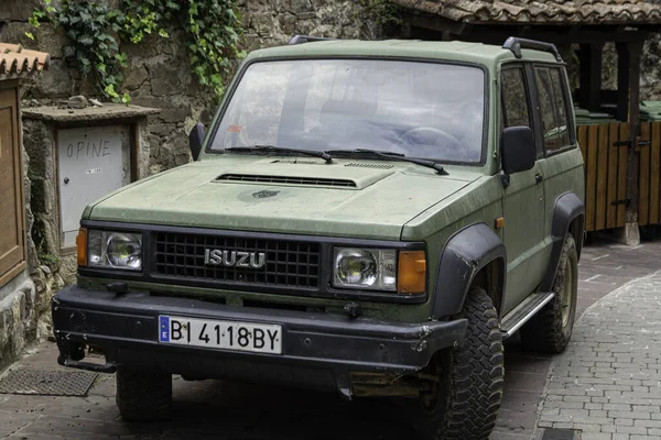 Altes Auto Der Stadt — Stockfoto