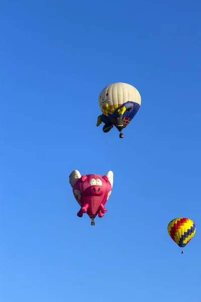 Heißluftballon Fliegt Den Himmel — Stockfoto