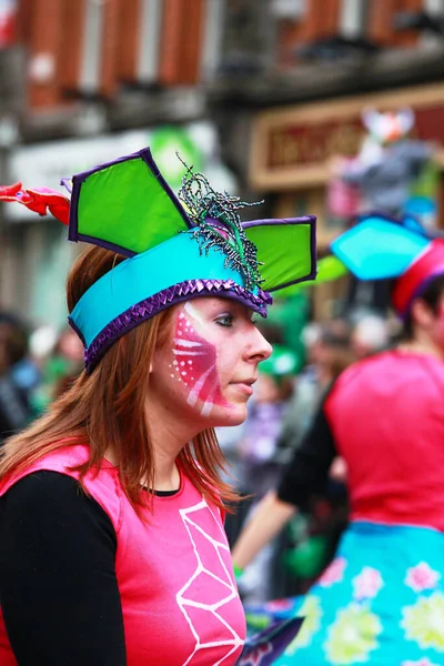 Irlanda Março 2022 Foto Desfile Dia São Patrício 2022 Nas — Fotografia de Stock