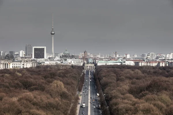 Blick Auf Die Stadt Berlin Deutschland — Stockfoto