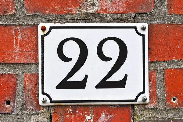 Número Vinte Casa — Fotografia de Stock