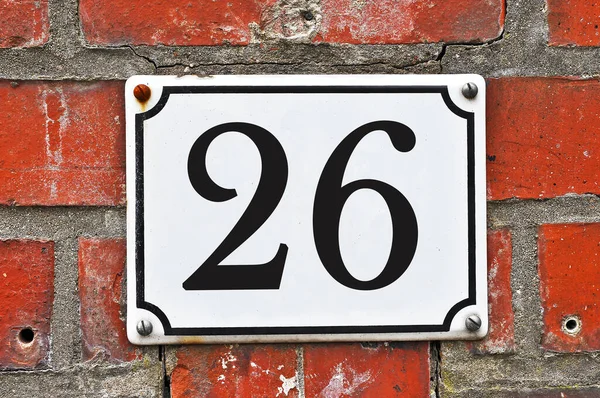Número Vinte Casa — Fotografia de Stock