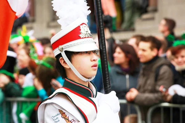 Irlanda Março 2022 Foto Desfile Dia São Patrício 2022 Nas — Fotografia de Stock