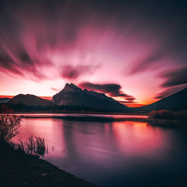 Beautiful Sunset Lake — Stock Photo, Image