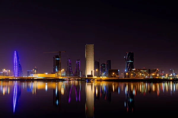 Dubai Uae November 2018 Éjszakai Kilátás Városra Alkonyatkor — Stock Fotó