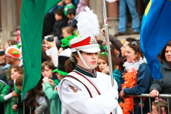 Ирландия Марта 2022 Года Фото Парада Честь Дня Святого Патрика — стоковое фото