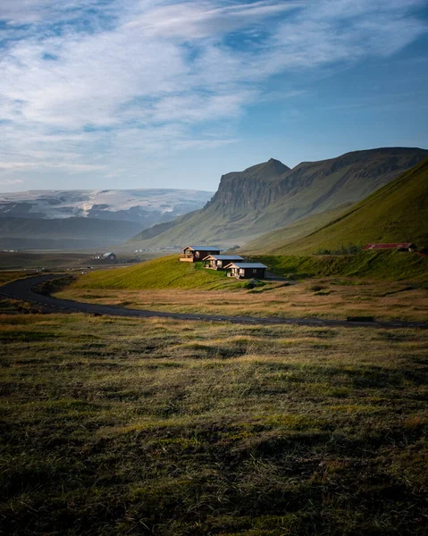 Prachtig Landschap Met Een Bergweg — Stockfoto