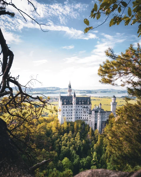 Vista Para Castelo Cidade Velha Salzburgo Áustria — Fotografia de Stock