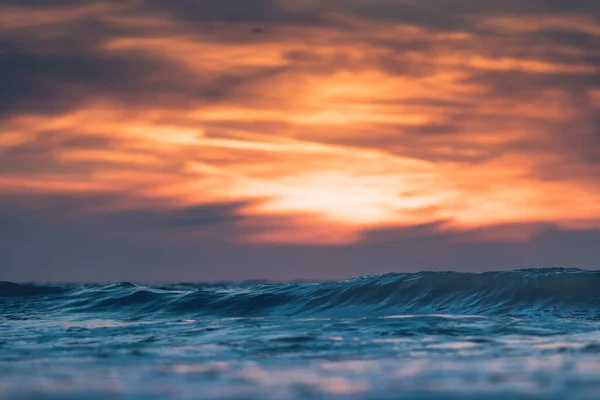 Hermoso Atardecer Sobre Mar — Foto de Stock