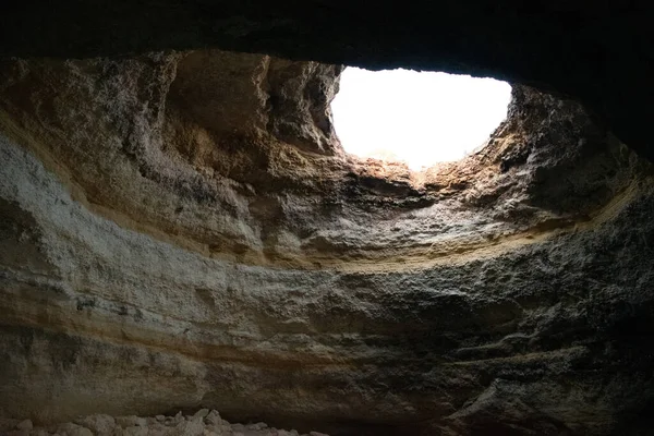 Grotte Dans Ville Mer Morte — Photo
