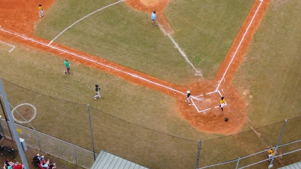 Vacker Utsikt Över Baseballplanen — Stockfoto