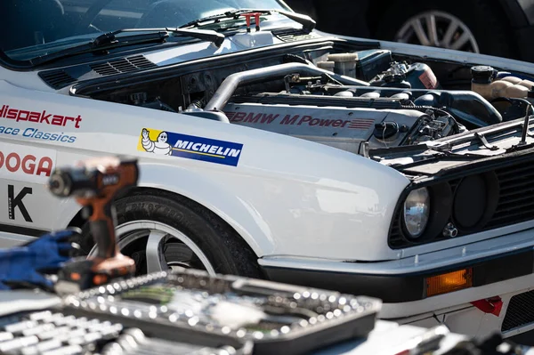 Autoreparatur Autoservice Automechaniker Fahrzeug Parken Transport Wartung Neuwagen — Stockfoto