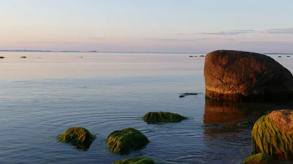 Doğada Gün Batımında Deniz Manzarası Çok Güzel — Stok fotoğraf