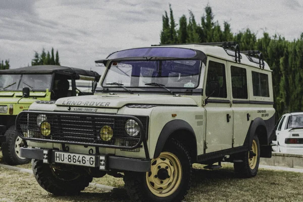 Starý Vintage Auto Městě — Stock fotografie