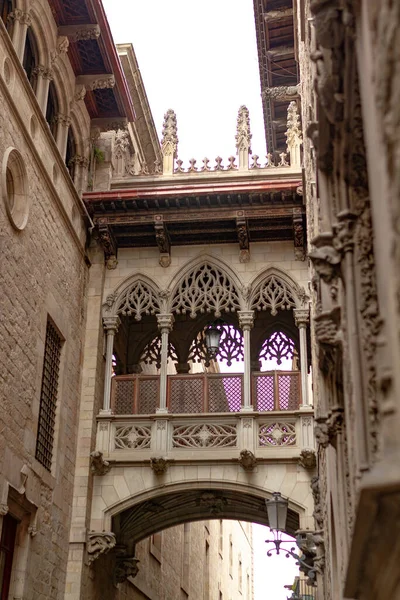 Vecchio Edificio Nella Città Barcellona — Foto Stock