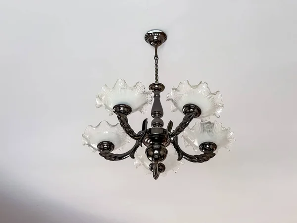 Chandelier White Background — Stock Photo, Image